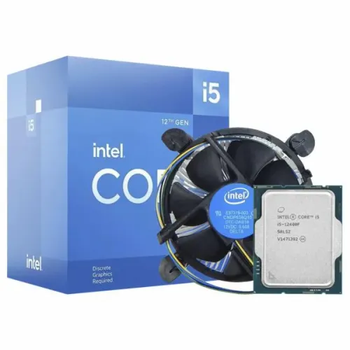 Processador Intel Core i5-12400F, 2.5GHz (4.4GHz Turbo), LGA 1700, Novo, Lacrado