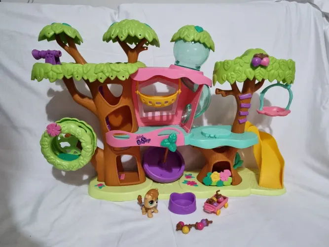 Littlest pet shop casa árvore nova e importada