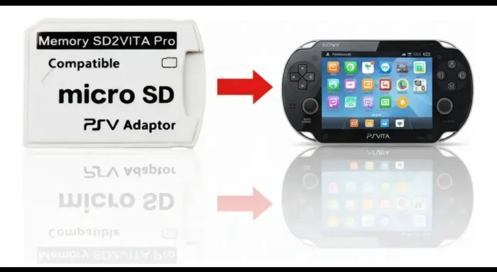 Adaptador de cartão Micro SD para PS Vita 