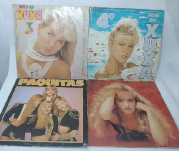 Lote Discos Vinil Xuxa , Paquitas e Angélica Coleção de álbuns