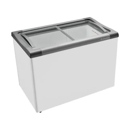 Freezer Horizontal Metalfrio 2 Portas de Vidro, 284 Litros