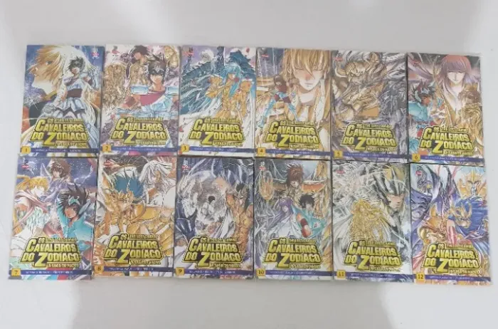 Mangás The lost Canvas: Cavaleiros dos Zodiacos - Volumes 1 ao 12