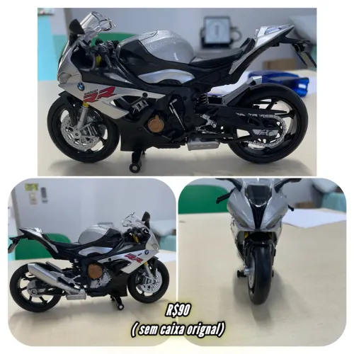 Moto BMW S1000RR - escala 1:12 GRAY