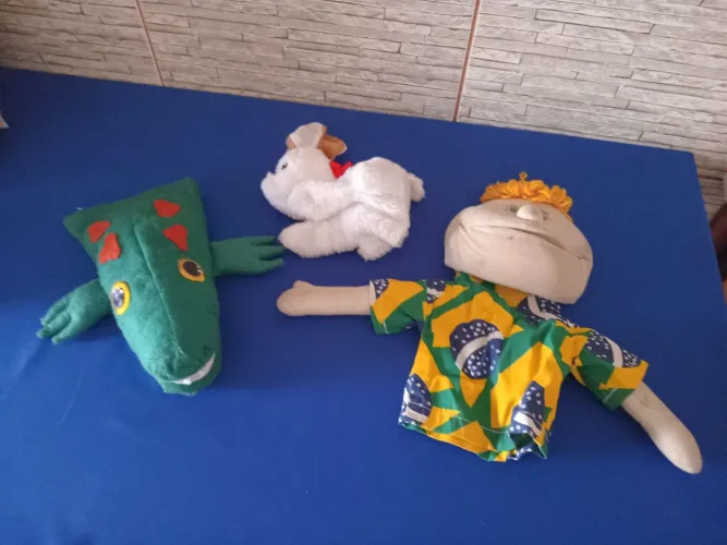Kit de fantoches artesanais