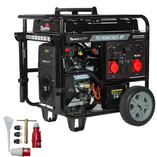 Gerador Energia Gasolina 17Kva Trifásico AVR 380V TG150000CXE3-XP