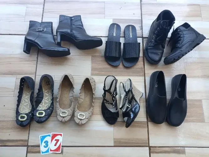 Lote de calçados Femininos Tam 37