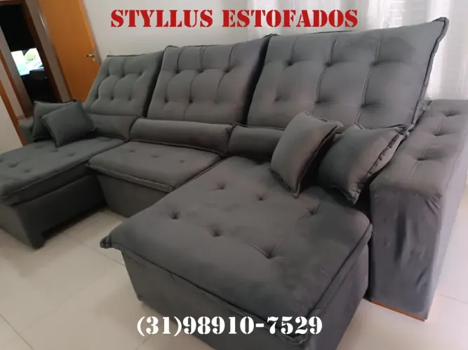 Sofá retrátil 3 módulos  Promoção 