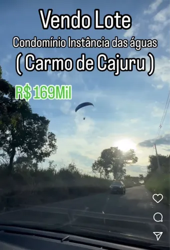 Vendo Condomínio Estância das Águas Carmo de Cajuru.