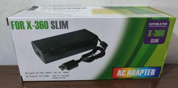 Adaptador Fonte Para x box 360 com dois pinos 110/220