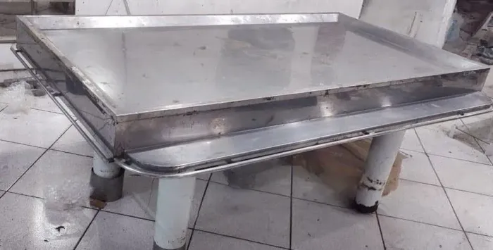 Bancada expositora inox 