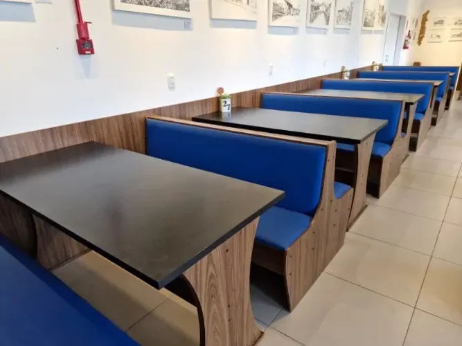 Conjunto de Mesas para Pizzaria Restaurante Lanchonete ou Residencial