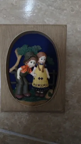 Quadro Decorativo de Casal Infantil