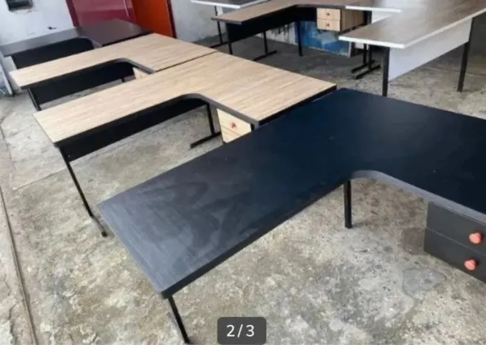 Promoção de mesa escrivaninha em L cada uma 490 - entrego