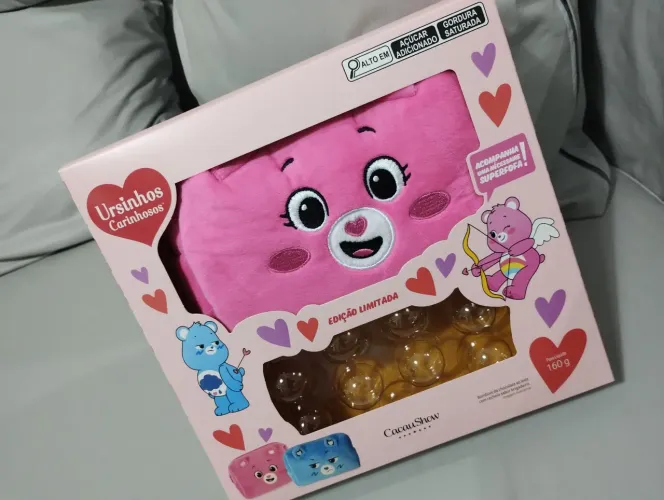 Nécessaire Ursinhos Carinhosos da Cacau Show - Rosa 