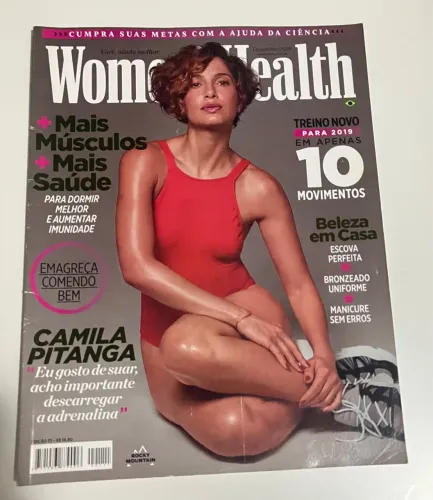 Revista Women's Health - Dezembro 2018 - Capa Camila Pitanga