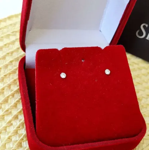 Brincos Zircônia Baby Ouro 18k