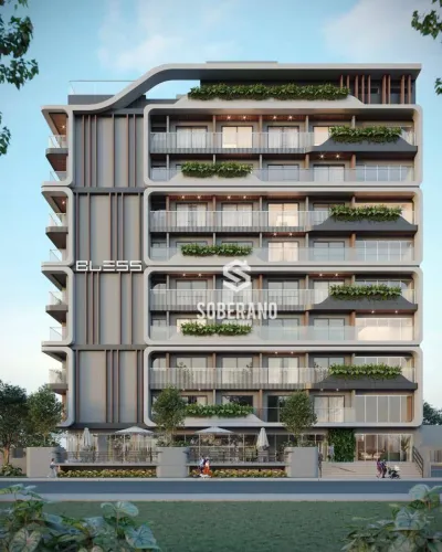 Flat com 1 dormitório à venda, 24 m² por R$ 370.641,02 - Intermares - Cabedelo/PB
