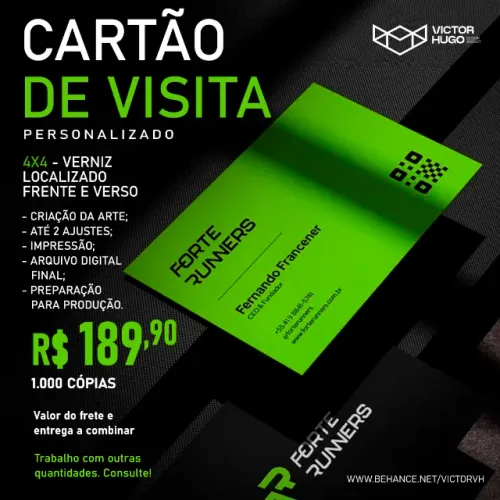 Cartão de Visitas Personalizado
