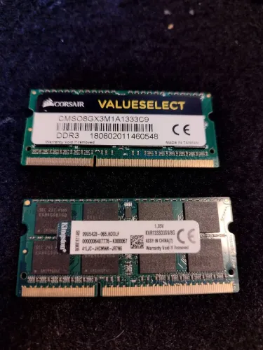 Memórias ddr3 8gb para notebook