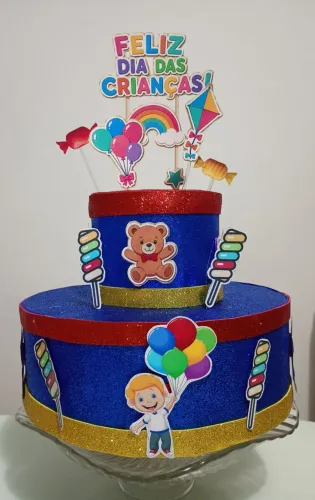 BOLO FAKE DIA DAS CRIANÇAS
