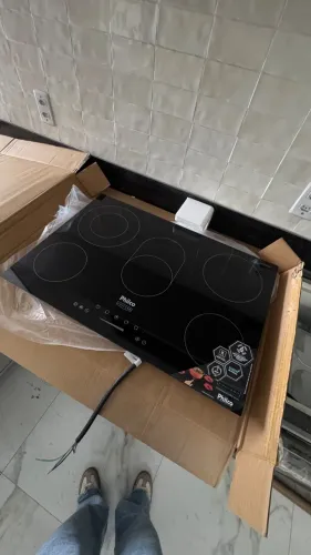 Cooktop elétrico de indução 5 bocas