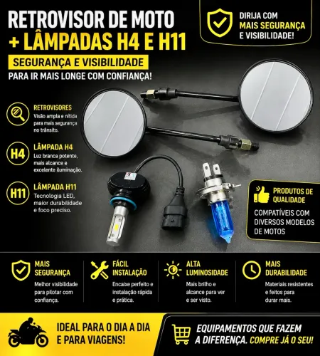 Acessórios para moto