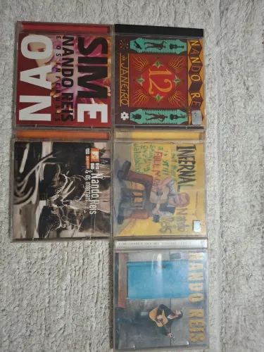  CDs Originais Nando Reis. Ótimo estado de conservação. 