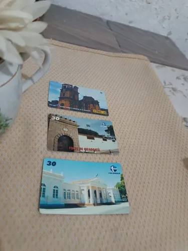 Cartão telefônico antigo