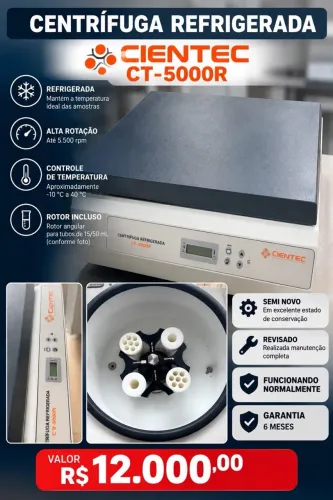 Centrífuga Refrigerada Cientec ct-5000r