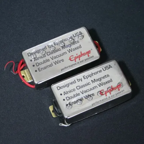 Captador Humbucker Epiphone Par Set Cromado Niquelado