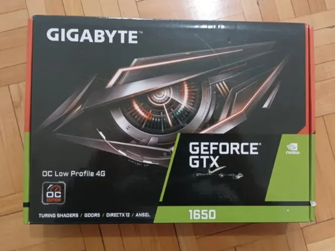 Placa de Vídeo GTX 1650 TI OC Low Profile 4GB Gigabyte Nvidia