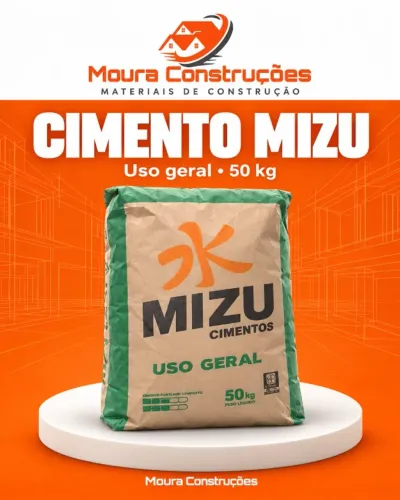 Cimento Mizu CP II Uso Geral 50kg