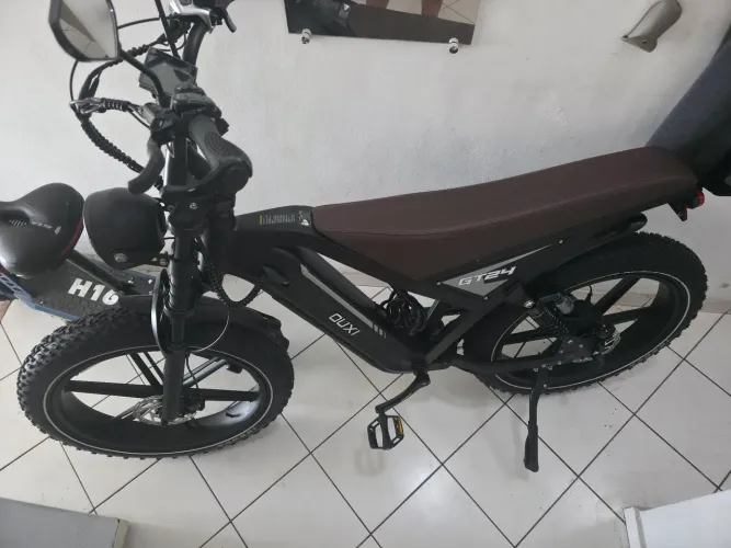 Bicicleta elétrica ouxi gt24, aro 24, nf e garantia 05/27, Entrega no shopping, no pix