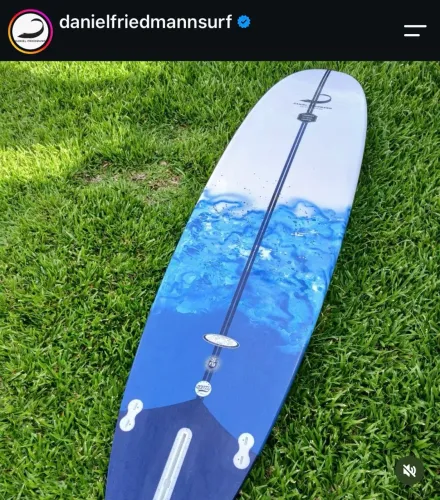 Prancha surf pranchão longboard long board Daniel Friedman