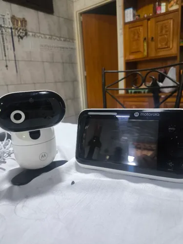 Baba eletrônica Motorola com tela e para celular 