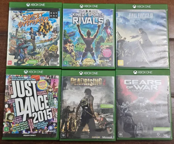 Seis Jogos de Xbox one / Series
