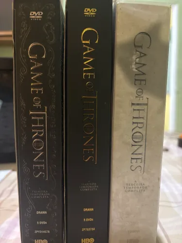 Box DVD 1ª 2ª e 3ª temporada Game of Thrones