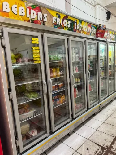 Freezer da marca Gelopar c/ 8 portas.