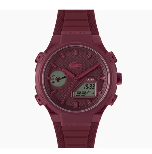 Relógio Lacoste Vermelho Lc33 seminovo