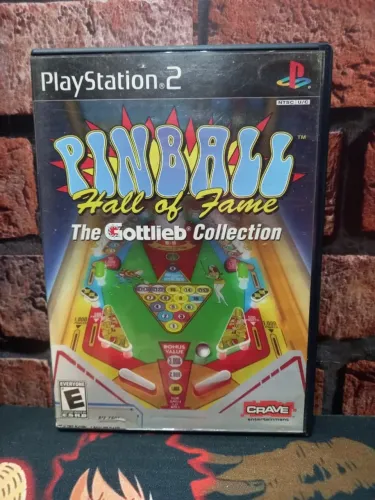 JOGO PINBALL HALL OF FAME THE GOTTLIEB COLLECTION PS2 USA ORIGINAL COMPLETO