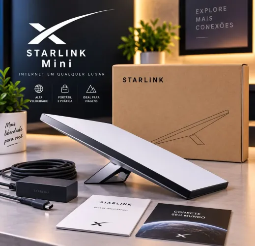 Vendo Antena Starlink Mini Nova Pronta Entrega Lacrado