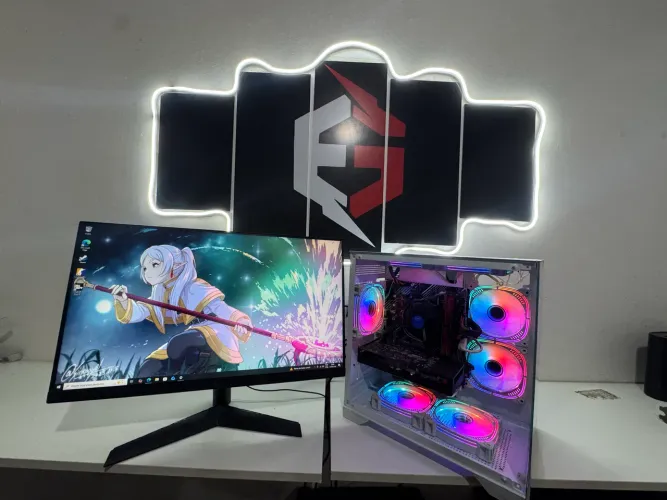Pc Gamer i5 10400f + 16gb de memória + Rx550 + Fonte de 500w
