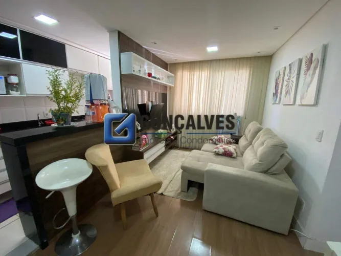 Apartamento à venda no Centro de São Bernardo do Campo | 2 dorm | 1 vaga | Próx. Rua Frei