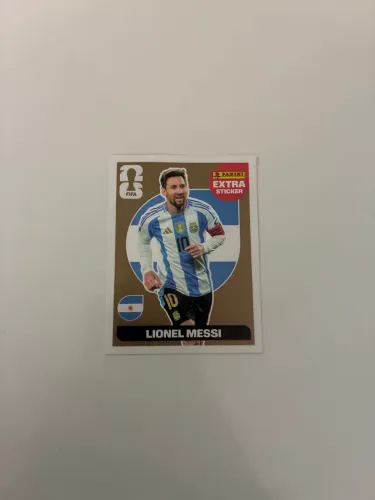 Figurinha Lionel Messi Ouro Original Panini Copa do Mundo 2026