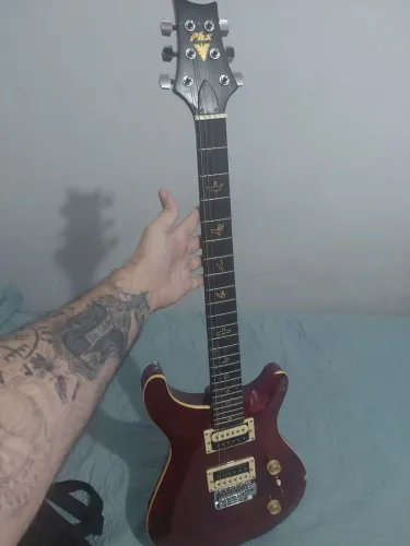 Guitarra PHX Sunset Estilo PRS - Marcação Pássaros Rara