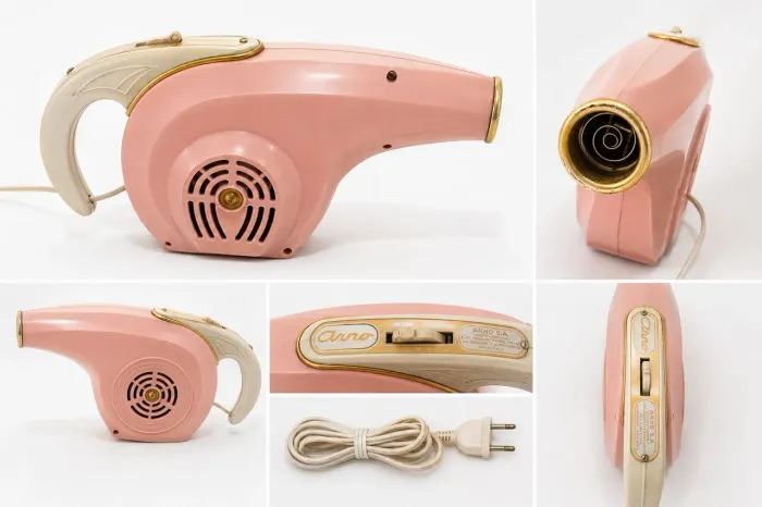 Secador de cabelo Arno vintage Rosa (usado, funcionando)