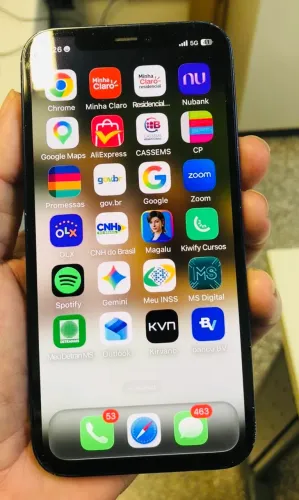 Celular iPhone 12 - 256Gb -Preto
