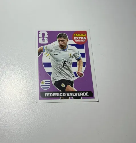 Figurinha Extra Sticker Legend Roxa Frederico Valverde 2026 