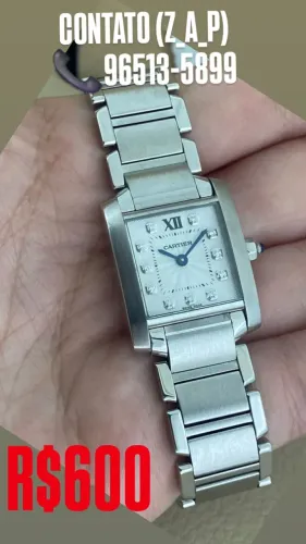 Relógio CARTIER TANK QUALIDADE PREMIUM - ENTREGAMOS 
