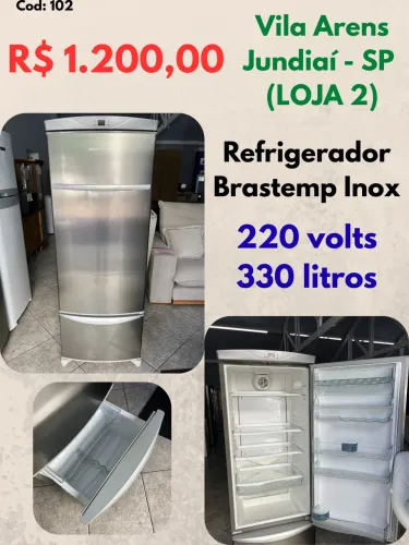 Refrigerador Brastemp Inox 330 litros